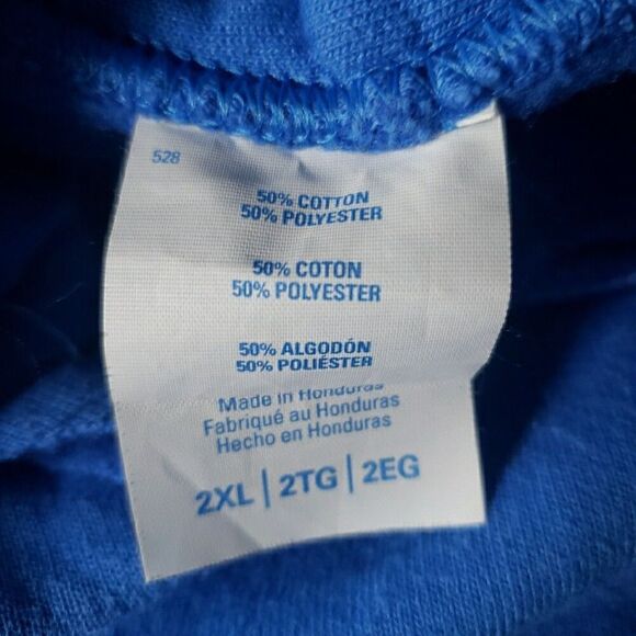 Hawaii Koloa Surf Co Kauai Royal Blue Pullover Hoodie Sweatshirt Size 2XL * FLAW - Picture 7 of 12